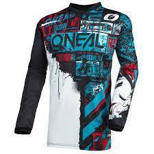 Джерси детская ONEAL ELEMENT YOUTH RIDE синий/черный