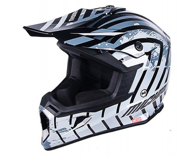 Шлем кросс MICHIRU МС 135 Hipnosis BG