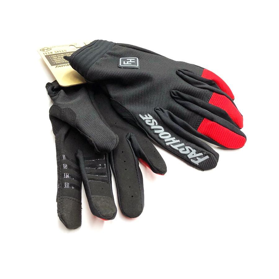 Перчатки кроссовые Fast House black/red