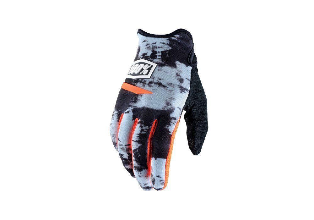 Перчатки 100% Ridecamp Grey Tiedye