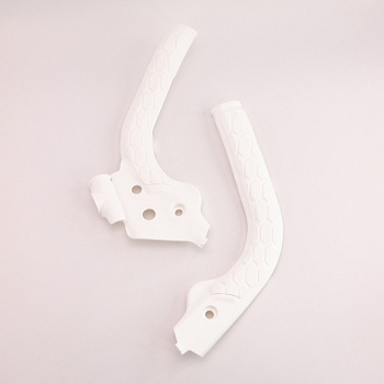 Накладки на раму мотоцикла (защита рамы) KTM, GR8 PROGASI белые