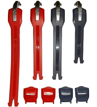 Стрепы к мотоботам Leatt 5.5 FlexLock Strap Kit Graphene